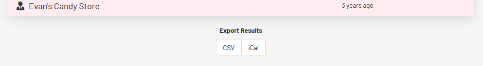 Export Options