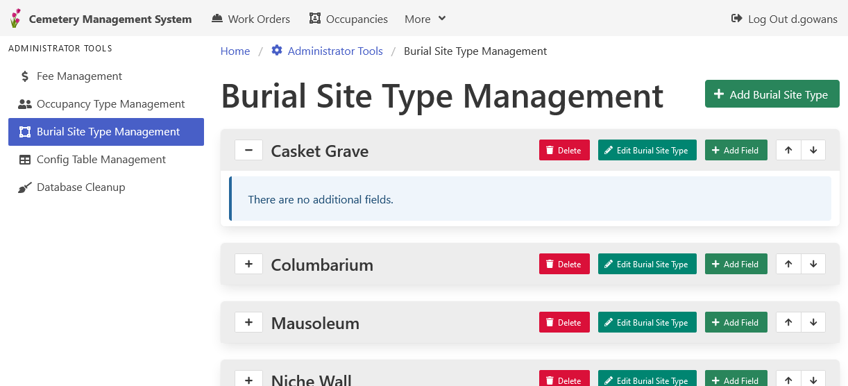 Lot Type Management