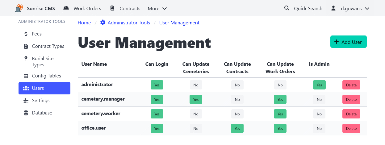 User Management